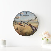  German Shorthaired Pointer  ラージ壁時計 (ホーム)