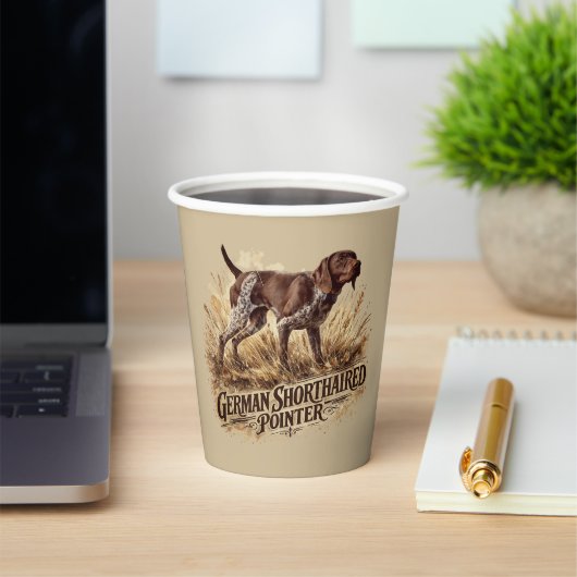  German Shorthaired Pointer  紙コップ (インサイチュ)