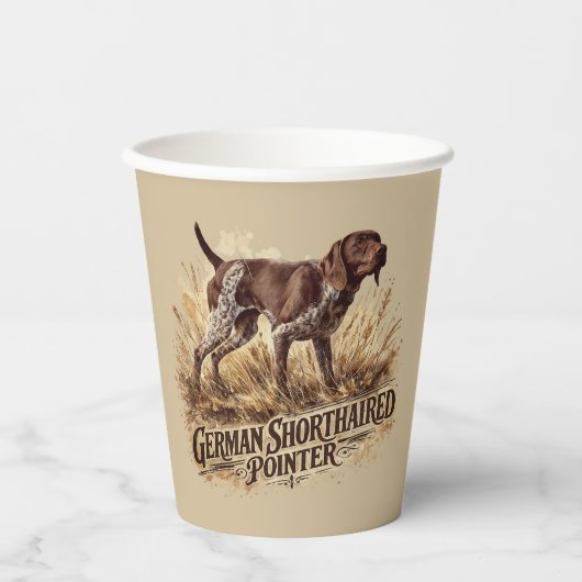  German Shorthaired Pointer  紙コップ (正面)