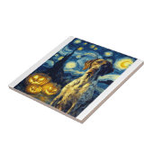 German Shorthaired Pointer 1 Cute Dog Halloween Ja タイル (側面)