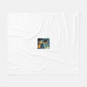 German Shorthaired Pointer 2 Cute Dog Halloween Ja フリースブランケット (正面(横))