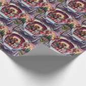 German Shorthaired Pointer  Dog Valentine's Day  ラッピングペーパー (角)