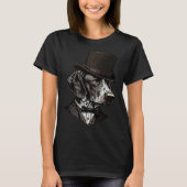 German Shorthaired Pointer Dog Wearing Fancy Top H Tシャツ (正面)