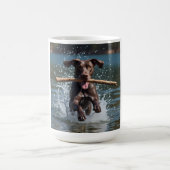 German Shorthaired Pointer Elegant Coffee Mug コーヒーマグカップ (中央)