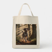 German Shorthaired Pointer Elegant GroceryTote Bag トートバッグ (裏面)
