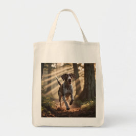 German Shorthaired Pointer Elegant GroceryTote Bag トートバッグ