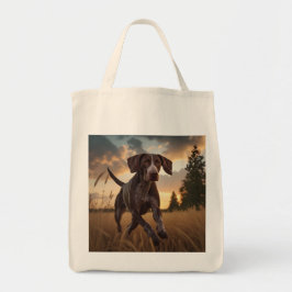 German Shorthaired Pointer Elegant GroceryTote Bag トートバッグ
