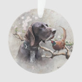 german shorthaired pointer, gsp オーナメント (正面)