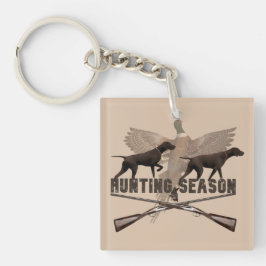 German Shorthaired Pointer,kurzhaar, Tapestry Post キーホルダー