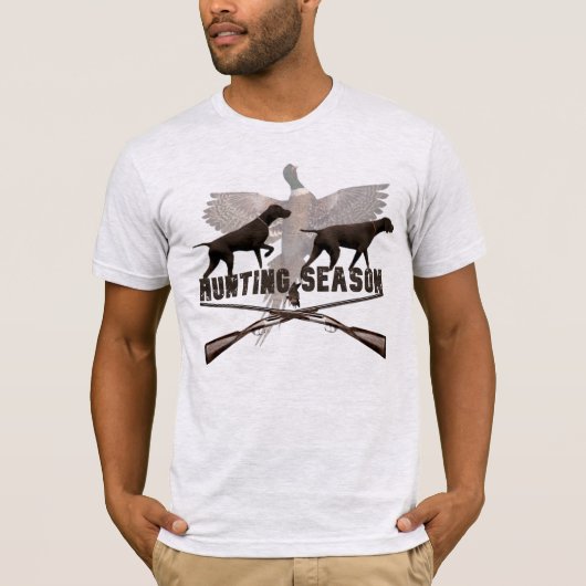 German Shorthaired Pointer,kurzhaar, Tapestry Post Tシャツ (正面)