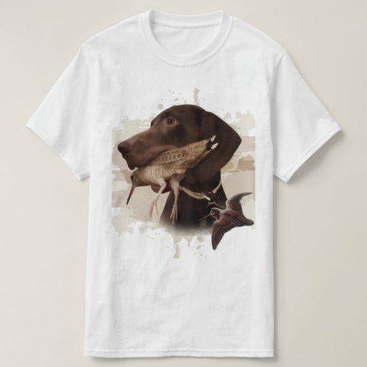 German Shorthaired Pointer,kurzhaar, Tapestry Post Tシャツ (デザイン正面)