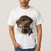 German Shorthaired Pointer,kurzhaar, Tapestry Post Tシャツ (正面)