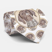 German Shorthaired Pointer Painting - Original Art ネクタイ (ロール)