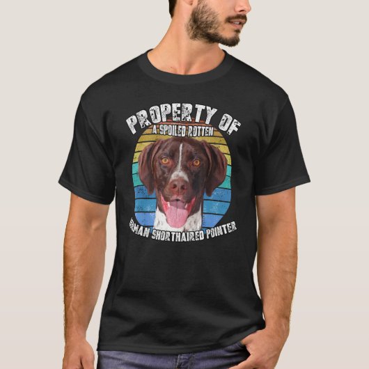 German Shorthaired Pointer Property Of Retro Tシャツ (正面)