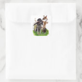 German Shorthaired Pointer    Sticker スクエアシール (バッグ)