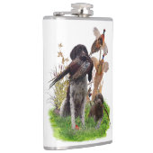 German Shorthaired Pointer    Sticker Paper Plates フラスク (右)