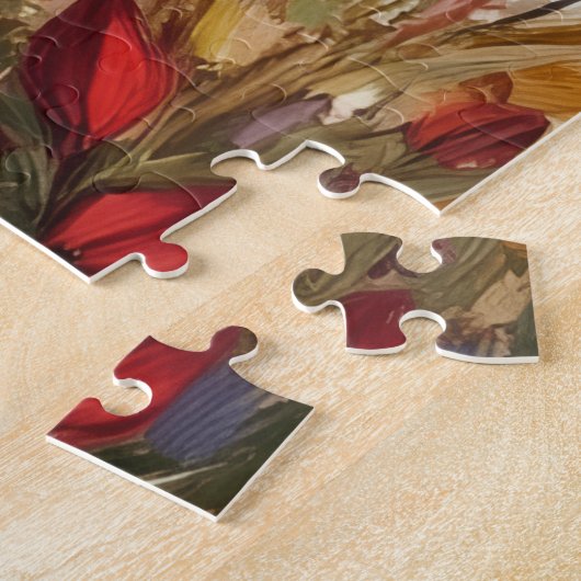 German Shorthaired Pointer Valentine's Day Heart  ジグソーパズル (側面)