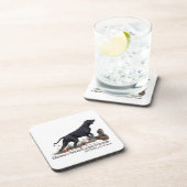 German Shorthaired Pointer, ZACHAR Tapestry Poster コースター (右側)