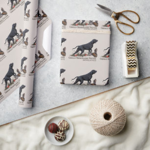 German Shorthaired Pointer, ZACHAR Tapestry Poster ラッピングペーパー