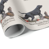 German Shorthaired Pointer, ZACHAR Tapestry Poster ラッピングペーパー (ロールコーナー)