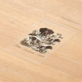 German Shorthaired Pointers  アクリル招待状 (レイダウン)