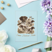 German Shorthaired Pointers  アクリル招待状 (インサイチュ (ウェディング))