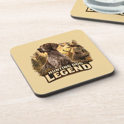 German Shorthaired Pointers  コースター (左側)