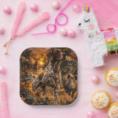 German Shorthaired Pointers  ペーパープレート (パーティー)