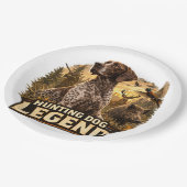 German Shorthaired Pointers  ペーパープレート (アングル)