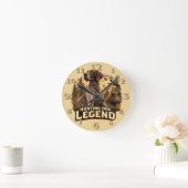 German Shorthaired Pointers  ラウンド壁時計 (ホーム)