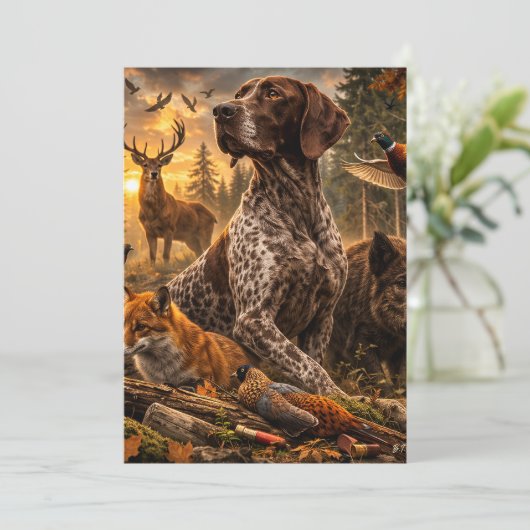 German Shorthaired Pointers  招待状 (スタンド正面)