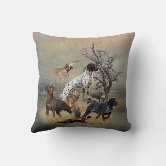 German Shorthaired Pointers (GSP)     クッション (裏面)