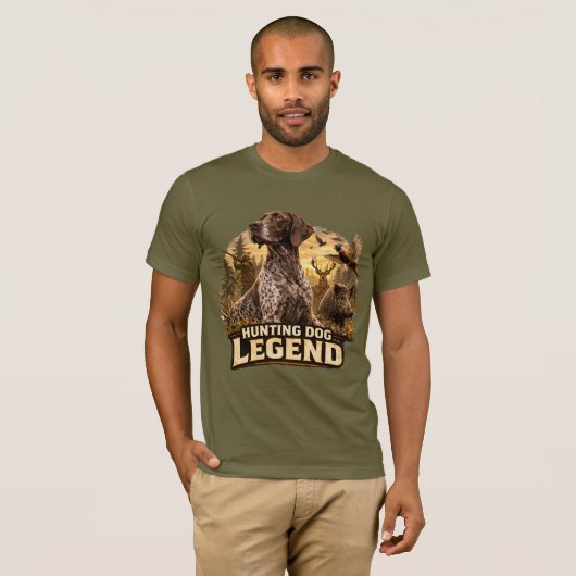 German Shorthaired Pointers  Tシャツ (正面フル)