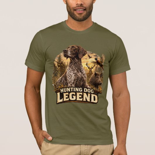 German Shorthaired Pointers  Tシャツ (正面)