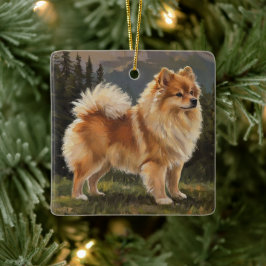 German Spitz セラミックオーナメント
