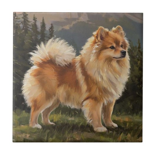 German Spitz タイル (正面)