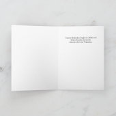 German Sympathy Vase of Black and White Roses カード (内部)