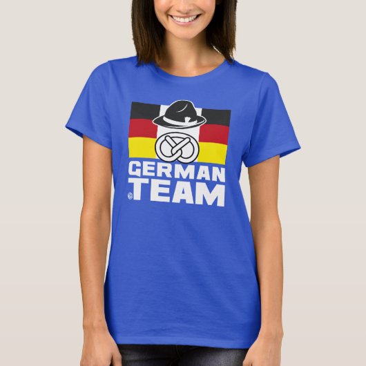 GERMAN TEAM 2 Femme Tシャツ (正面)