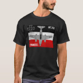 German Warplane Sturmvogel Me 262 Blitzbomber Jet Tシャツ (正面)