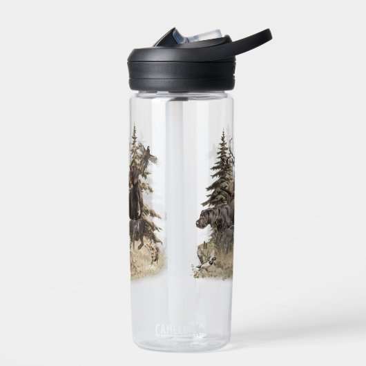 German Wirehaired Pointer ウォーターボトル (左面)