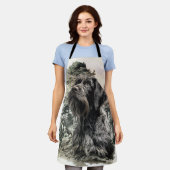 German Wirehaired Pointer エプロン (着用した状態)