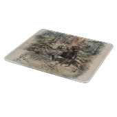 German Wirehaired Pointer カッティングボード (角)