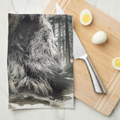 German Wirehaired Pointer キッチンタオル (四つ折り)