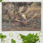 German Wirehaired Pointer キッチンタオル (折り畳み)