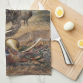 German Wirehaired Pointer キッチンタオル (四つ折り)