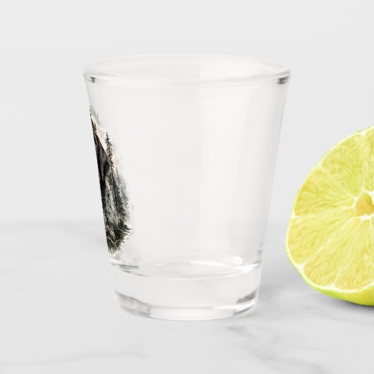 German Wirehaired Pointer ショットグラス (右)