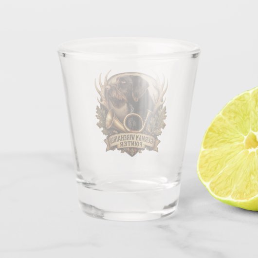 German Wirehaired Pointer ショットグラス (裏面)