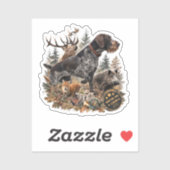 German Wirehaired Pointer シール (シート)