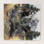 German Wirehaired Pointer ジグソーパズル (横)