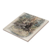 German Wirehaired Pointer タイル (側面)